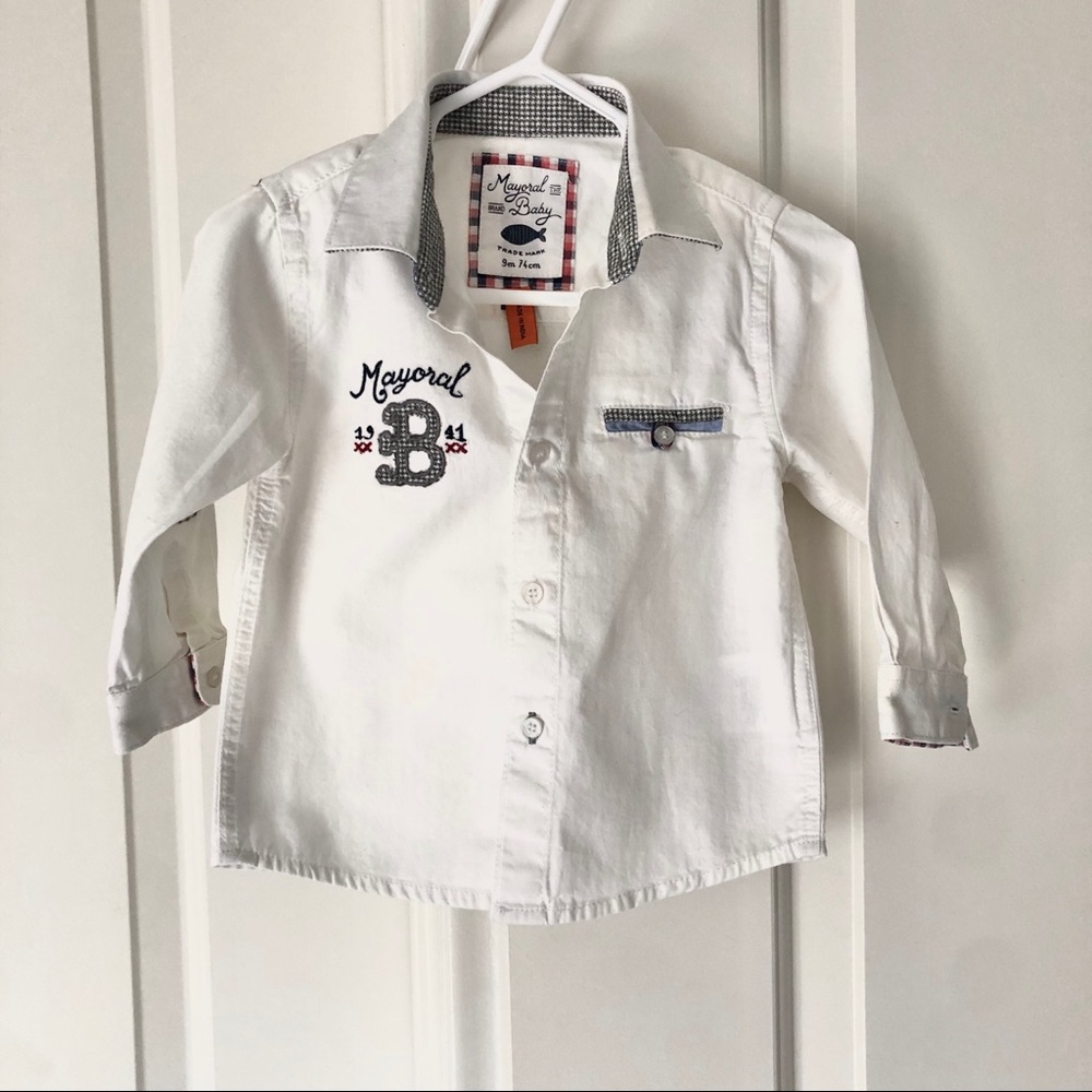 Mayoral Baby - long sleeves shirt 👔